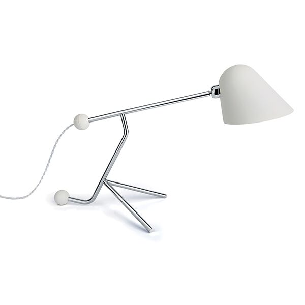 Beghina Bordslampa Vit & Krom