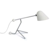 Beghina Table Lamp Matt White & Chrome