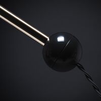 Beghina Table Lamp Matt Black & Chrome