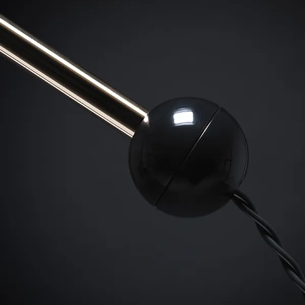 Beghina Table Lamp Matt Black & Chrome