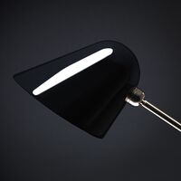 Beghina Table Lamp Matt Black & Chrome