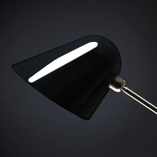 Beghina Table Lamp Matt Black & Chrome