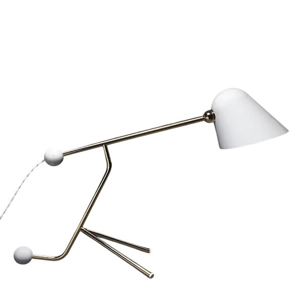 Beghina Bordslampa Vit & M&auml;ssing