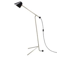 Beghina Gulvlampe Sort & Messing