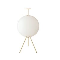 Luna Verticale Vloerlamp Messing