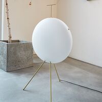 Luna Verticale Vloerlamp Messing