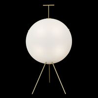 Luna Verticale Vloerlamp Messing