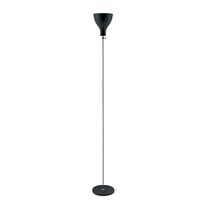 Lady V Floor Lamp Chrome & Matt Black Straight
