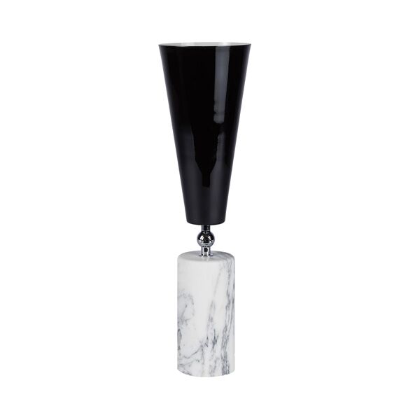 Vox Bordslampa Vit Marmor & Krom/Svart Stor