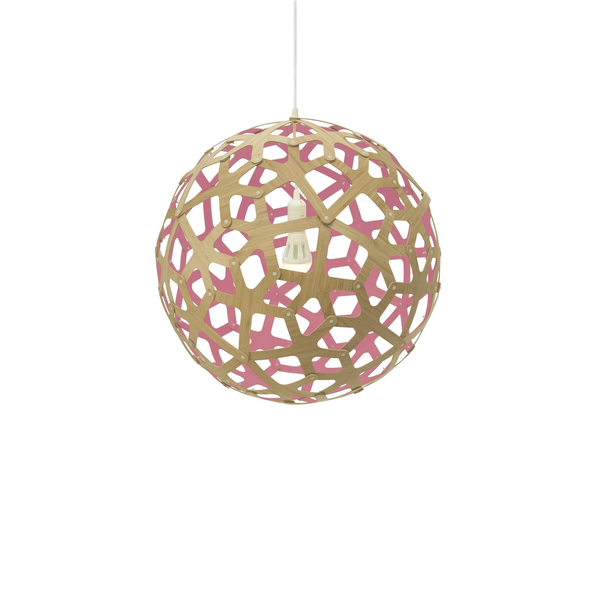 Korall Taklampa &Oslash;60 Rosa