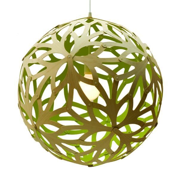 Blommigt &Oslash;100 Lime Taklampa