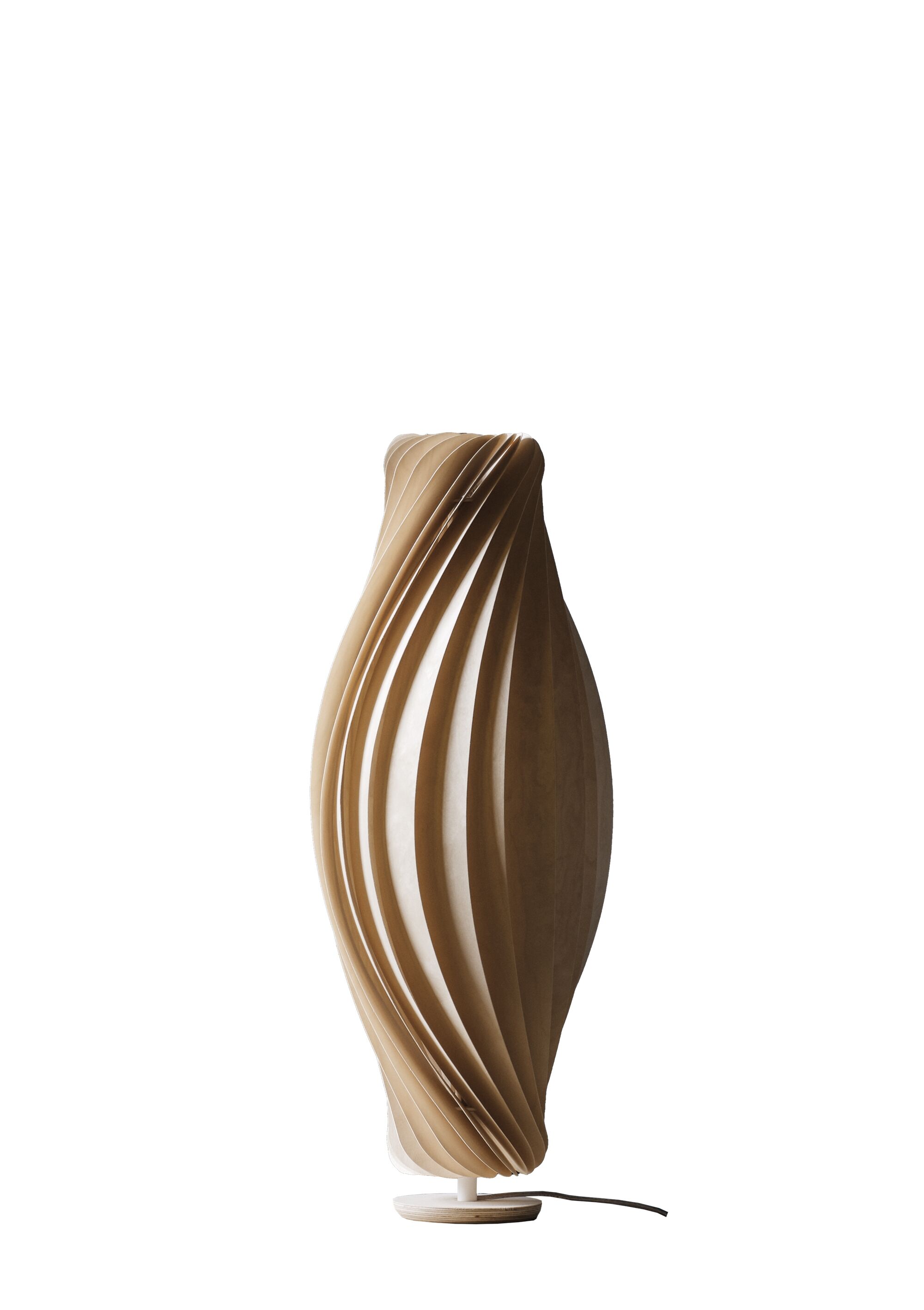 No111 Bordslampa 18x47 Bj&ouml;rk/ Naturf&auml;rgad