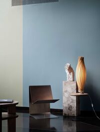 No111 Table Lamp 18x47 Birch/ Natural