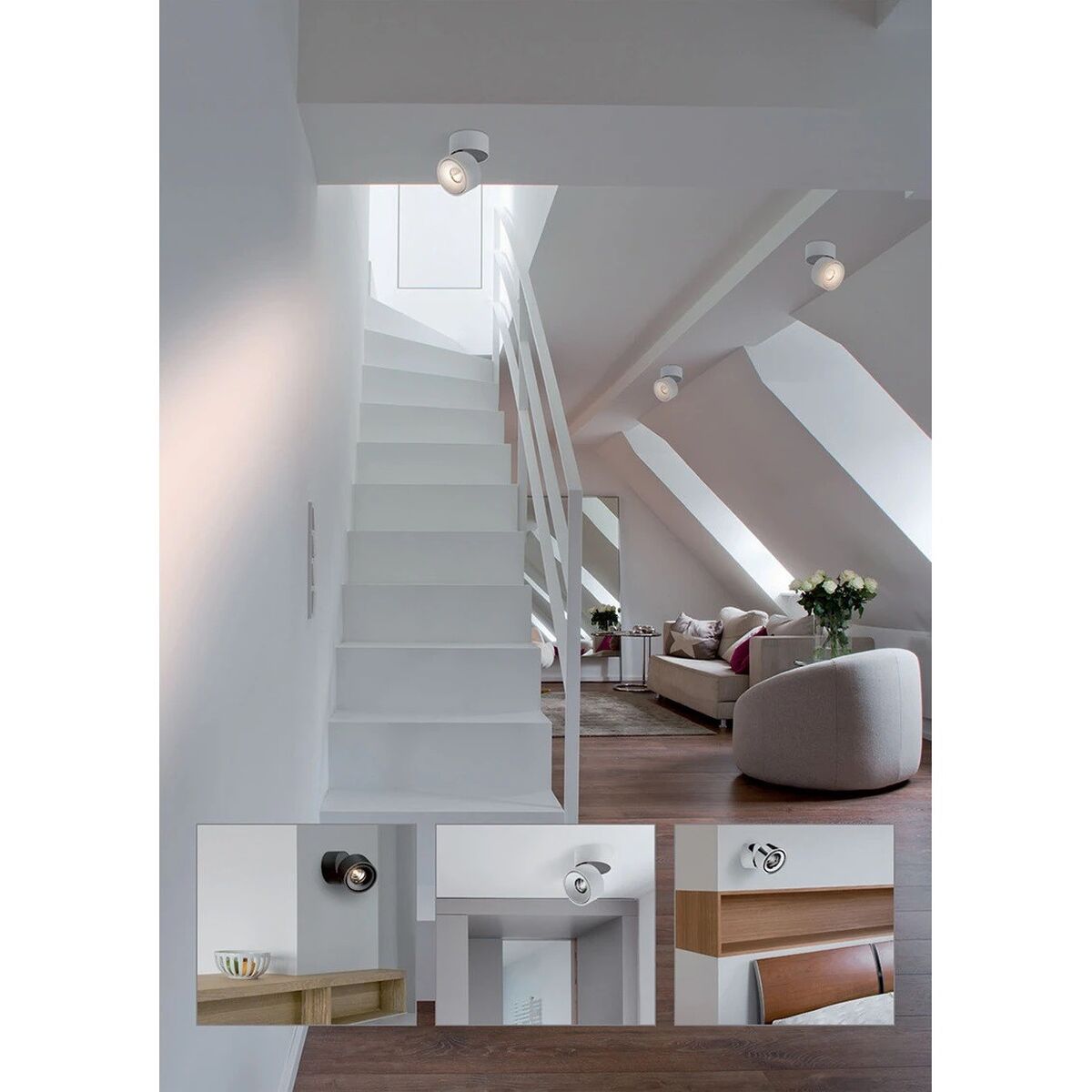 Lámpara de Pared LED Easy W100 Blanco