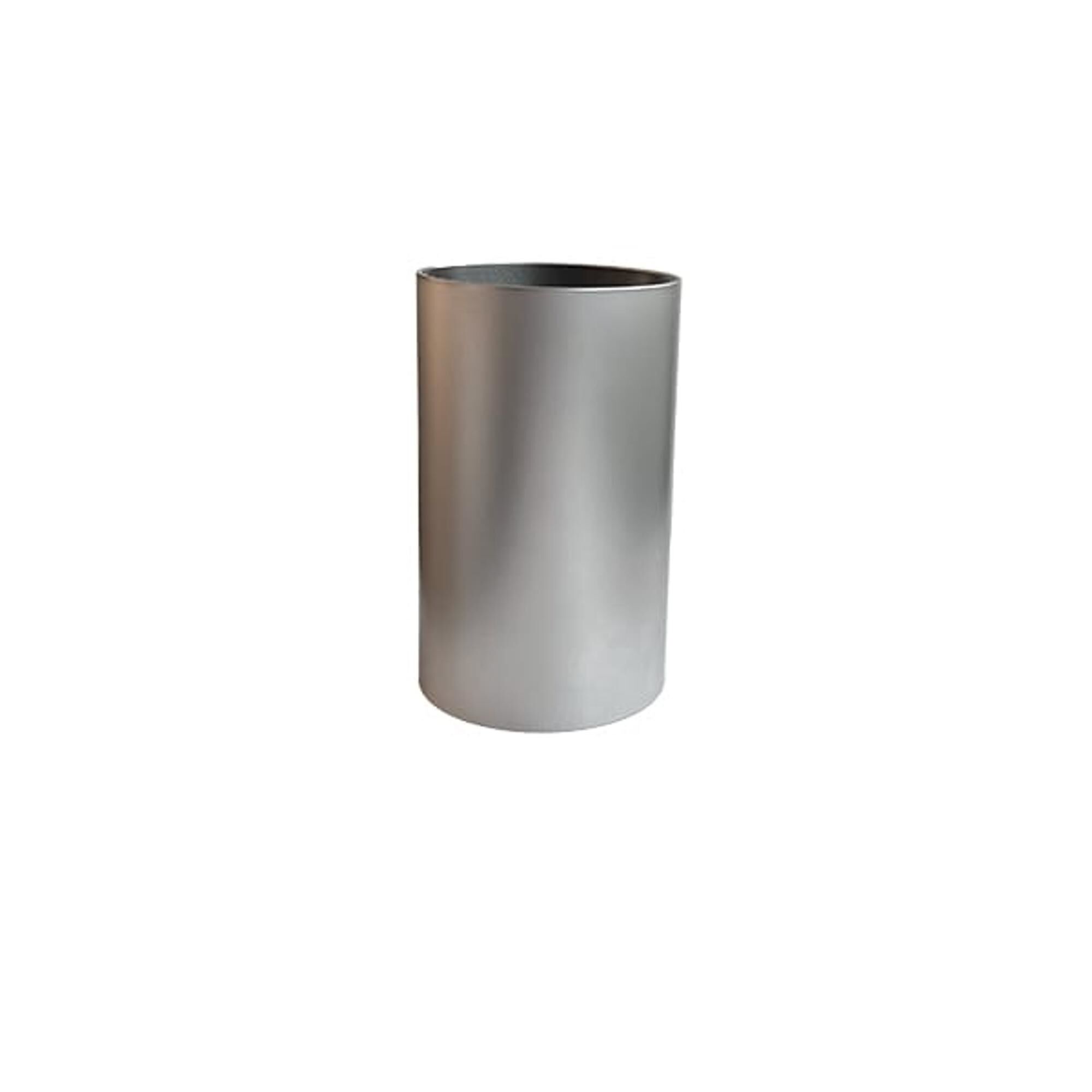 Sylinderrør Matt Aluminium