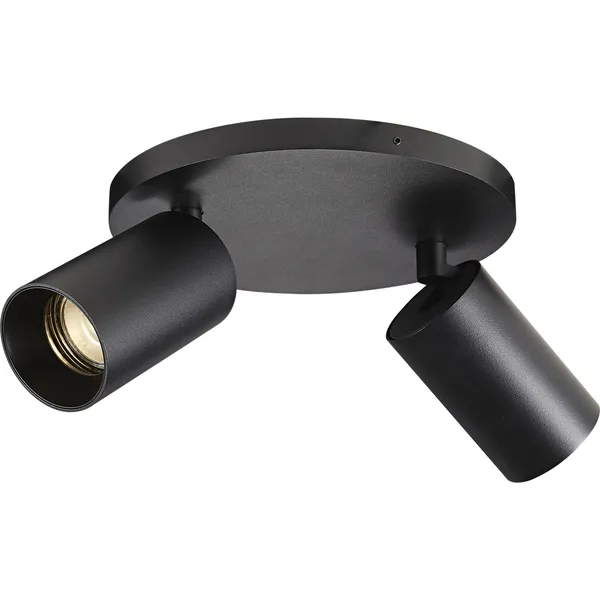 SpotOn Circle2 Loftlampe Sort