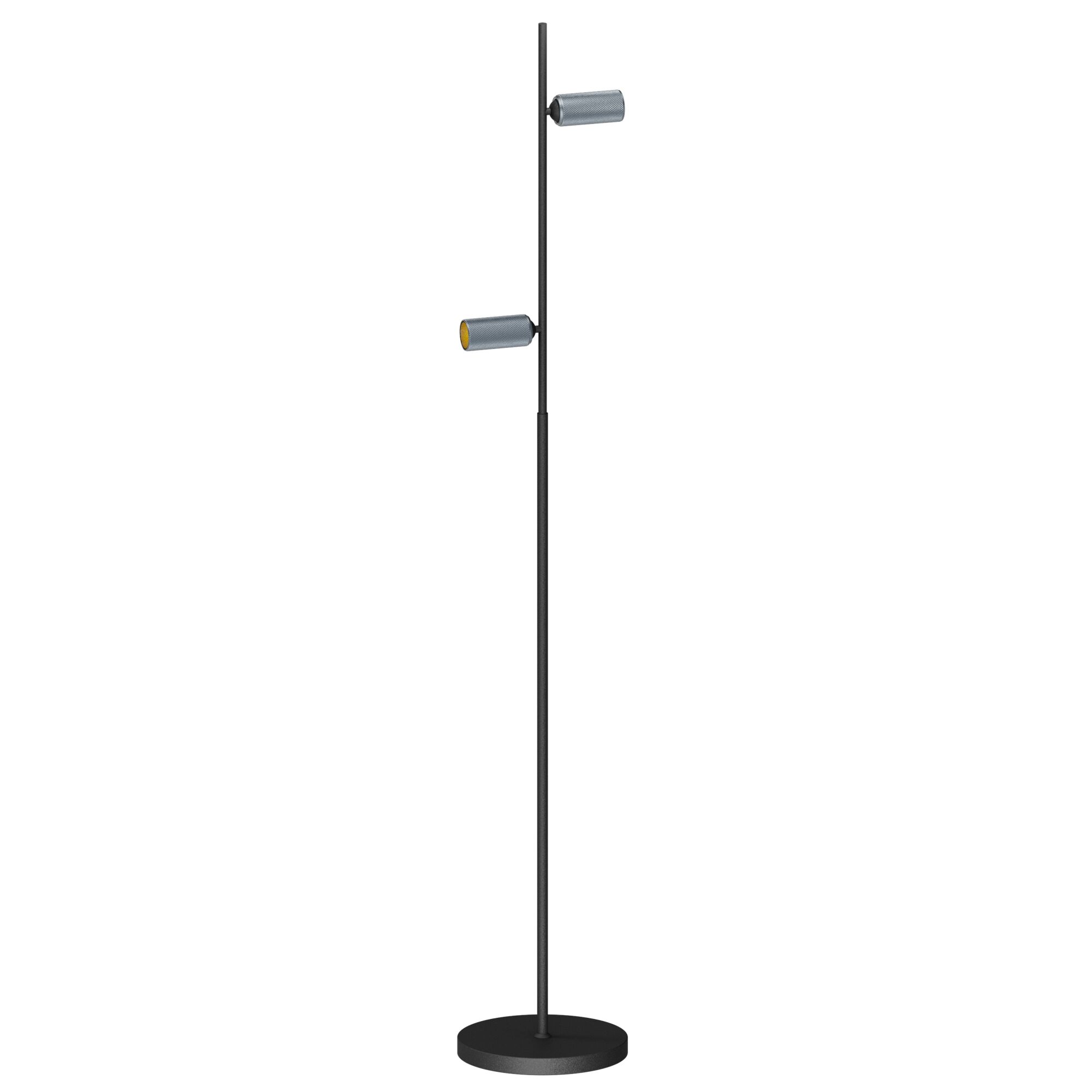 Decor Dobbel F2 Gulvlampe Sort/ Aluminium