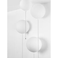 Memory 300 Lámpara de Pared Blanco con Interruptor Blanco