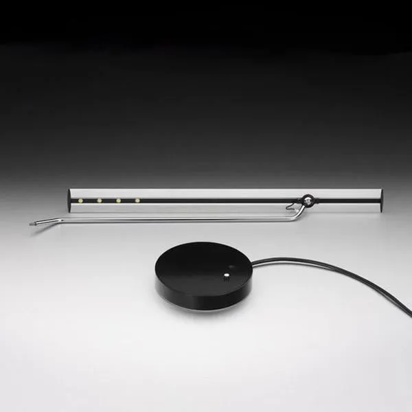 LET T Table Lamp Black, Alu Base