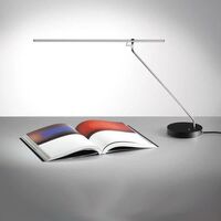 LET T Table Lamp Black, Alu Base