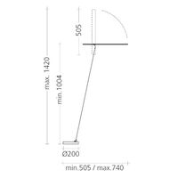 LET S Floor Lamp, Black Base