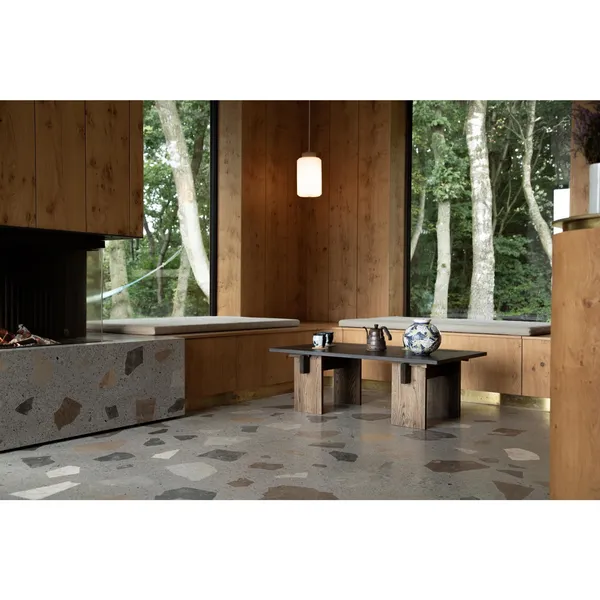 Arnold Table Basse Béton Clair/Chêne Clair - Édition Limitée