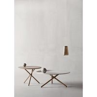 Bertha Coffee Table Ø90 Light Oak