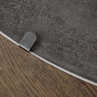 Mesa Extensible Hector 140 Roble Oscuro