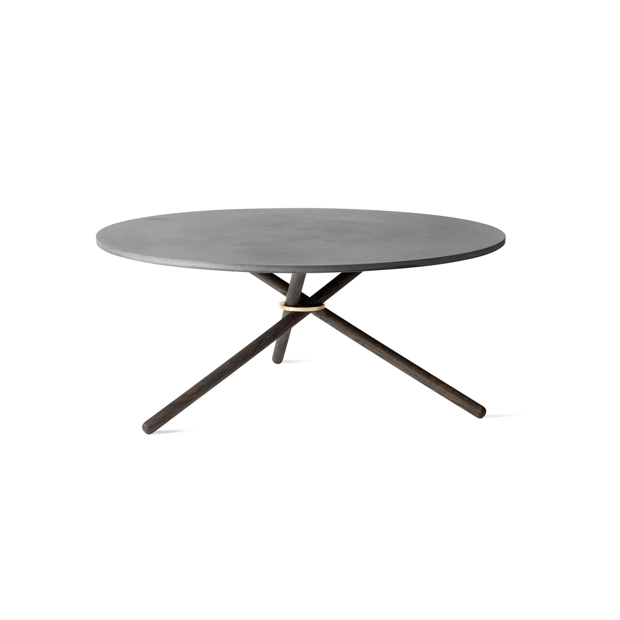 Edda Sofabord 105 Mrk Beton/Mrk Egetr