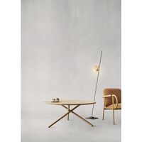 Edda Couchtisch Ø105 Eiche Hell