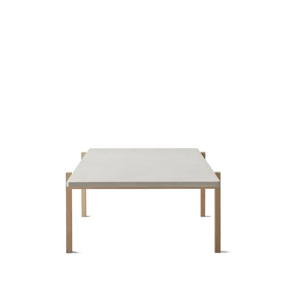 Eugene Table Basse Béton Clair/Chêne Clair
