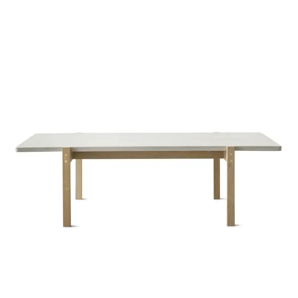 Eugene Table Basse Béton Clair/Chêne Clair