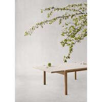 Eugene Couchtisch, Dunkler Beton/dunkle Eiche