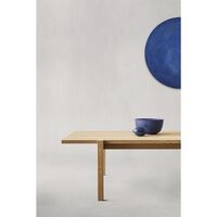Eugene Couchtisch, Dunkler Beton/dunkle Eiche