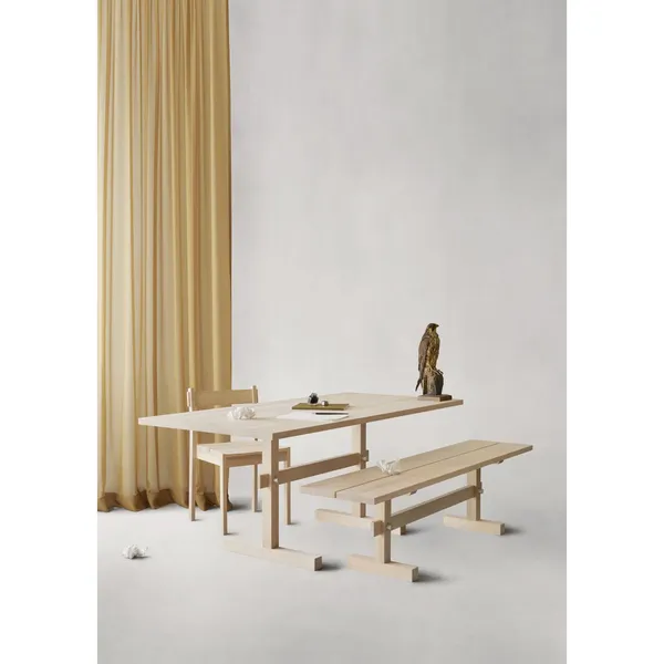 Gaspard 180 Dining Table Dark Oak