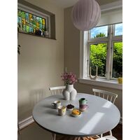 Hector 105 Dining Table Light Concrete/Light Oak