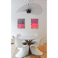 Hector 105 Dining Table Light Concrete/Light Oak