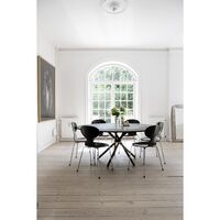 Hector 105 Dining Table Light Concrete/Light Oak