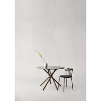 Hector 105 Dining Table Dark Oak