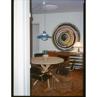Hector 120 Dining Table Light Concrete/Light Oak