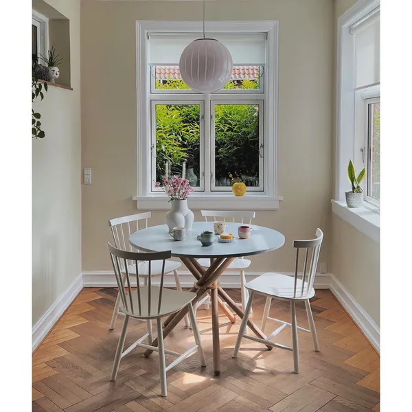 Hector 120 Dining Table Light Concrete/Light Oak