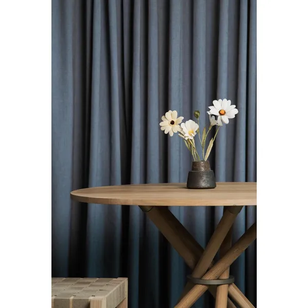 Hector 120 Dining Table Light Concrete/Light Oak