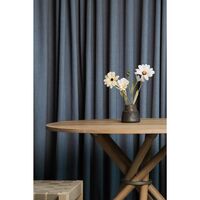 Hector 120 Dining Table Light Concrete/Light Oak
