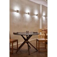Hector 120 Dining Table Light Concrete/Light Oak