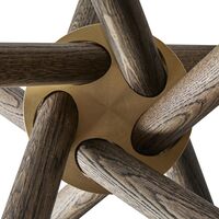 Hector 120 Dining Table Dark Oak