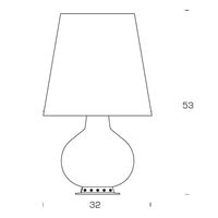Fontana 1853 Table Lamp Medium White