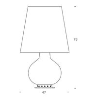 Fontana 1853 Tafellamp Groot Wit