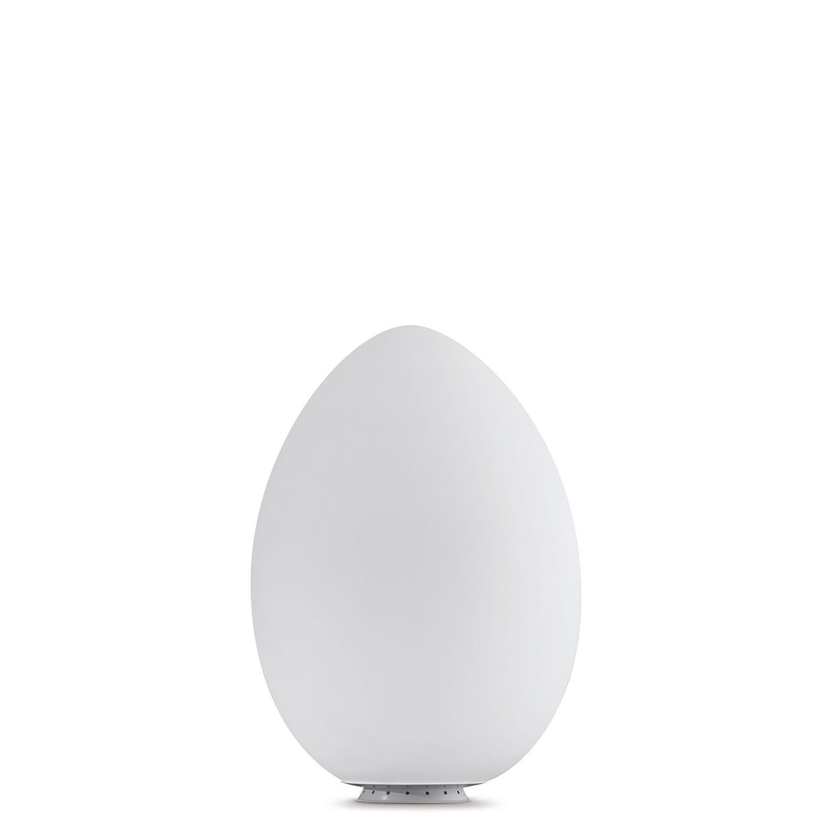 Uovo Lampada da Tavolo Media Bianco
