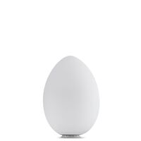 Uovo Lampada da Tavolo Media Bianco