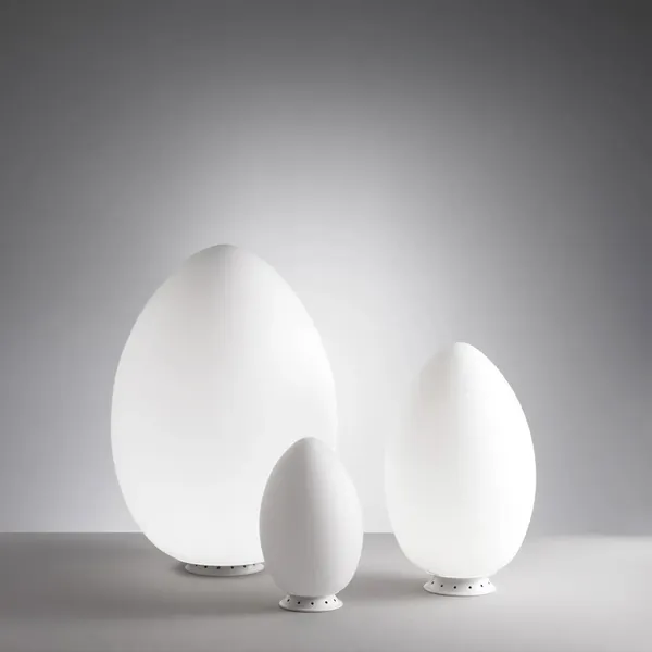Uovo Table Lamp Medium White